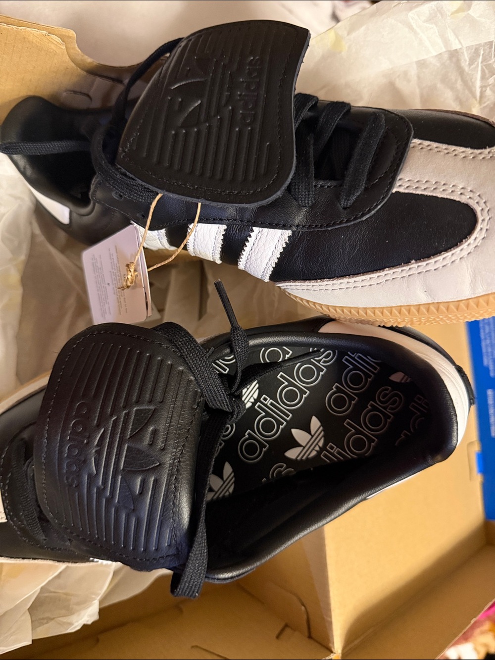 adidas Women’s Black and White Retro Court Sneakers